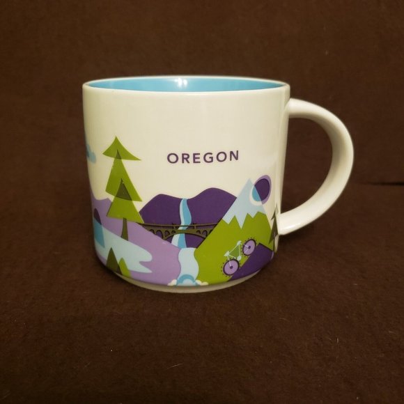 2015 Starbucks You Are Here Collection Oregon Coffee Mug City‎ 14 Oz - Picture 1 of 10